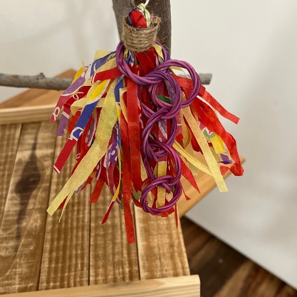 Bird/Parrot play gym, handcrafted by me - Picture 7 of 8